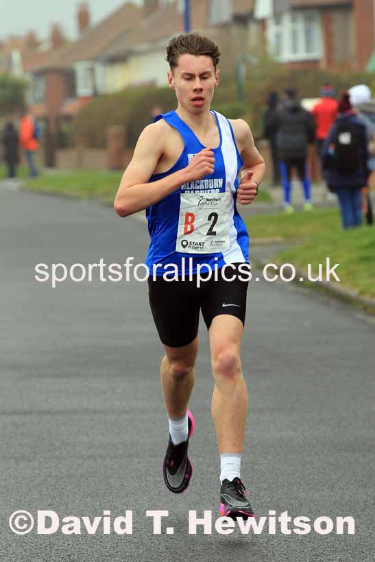 Senior mens 12 Stage 2023 Northern Mens 12 stage and Womens 6 Stage Relays and Young Athletes, Redcar. Photo: David T. Hewitson/Sports for All Pics